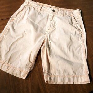 American Eagle Outfitters Mens Peach Cotton Shorts Size 32